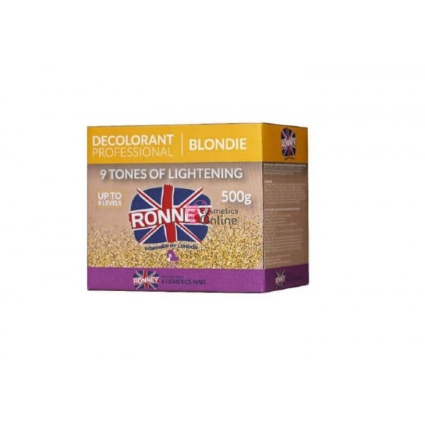 Pudra decoloranta pentru par Ronney Blondie 9 Tones 500 g, art RCH 00015
